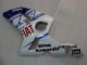 Kawasaki ZX6R Motorrad Verkleidung 2003-2004 - Weiss Blau Rot Fiat