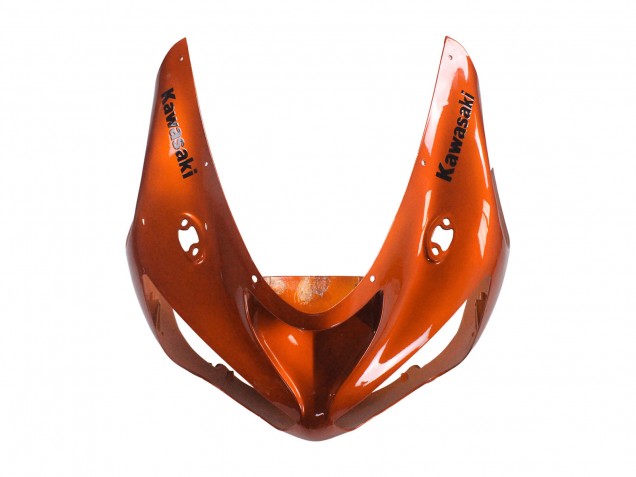 Kawasaki ZX6R Motorrad Verkleidung 2005-2006 - Orange Schwarz