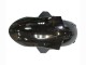 Kawasaki ZX6R Motorrad Verkleidung 2005-2006 - Glanzendes Schwarz Grun Flamme