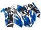 Schwarz Blauer Elf 2007-2008 Kawasaki ZX6R Motorrad Verkleidung