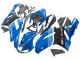 Schwarz Blauer Elf 2007-2008 Kawasaki ZX6R Motorrad Verkleidung