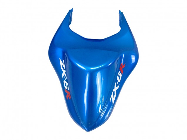 Schwarz Blauer Elf 2007-2008 Kawasaki ZX6R Motorrad Verkleidung