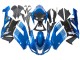 Schwarz Blauer Elf 2007-2008 Kawasaki ZX6R Motorrad Verkleidung