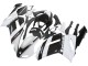 Weiß Schwarz 2007-2008 Kawasaki ZX6R Motorrad Verkleidung