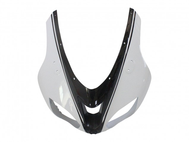 Weiß Schwarz 2007-2008 Kawasaki ZX6R Motorrad Verkleidung