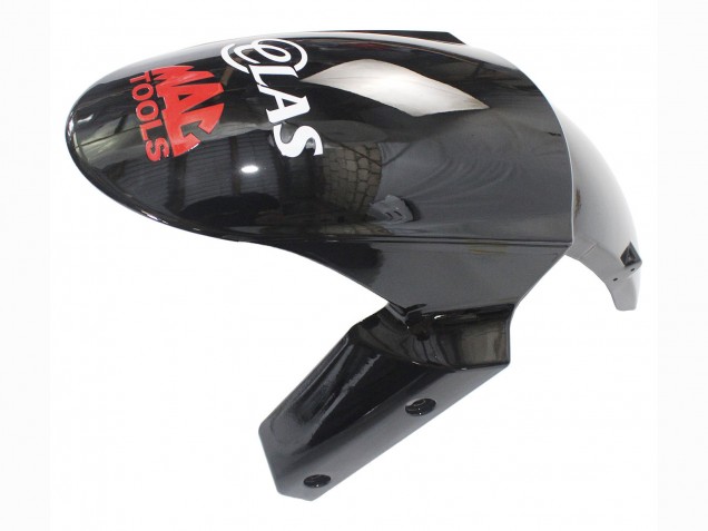 Kawasaki ZX6R Motorrad Verkleidung 2009-2012 - Weiss Rot Schwarz Grun