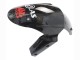 Kawasaki ZX6R Motorrad Verkleidung 2009-2012 - Weiss Rot Schwarz Grun