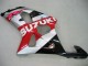 Suzuki GSXR1000 Motorrad Verkleidung 2000-2002 - Rot Silber Weiss Schwarz
