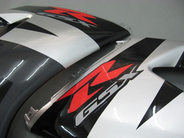 Suzuki GSXR 1000 Motorrad Verkleidung 2003-2004 - Glanzendes Schwarz Weiss Grau Rot