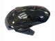 Suzuki GSXR 1000 Motorrad Verkleidung 2003-2004 - Burnt Orange Glanzendes Schwarz