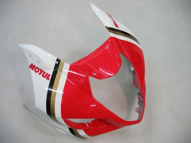 Suzuki GSXR 1000 Motorrad Verkleidung 2003-2004 - Weiss Rot Motul Lucky Strike