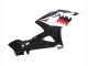 Suzuki GSXR 1000 Motorrad Verkleidung 2005-2006 - Glanzendes Schwarz Rot Weiss Hai