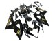Suzuki GSXR 1000 Motorrad Verkleidung 2005-2006 - Glanzendes Schwarz Gold Aufkleber