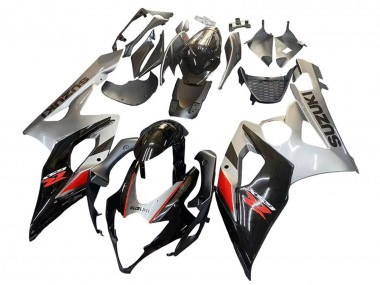 Suzuki GSXR 1000 Motorrad Verkleidung 2005-2006 - Schwarz Grau Rot
