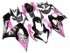 Suzuki GSXR 1000 Motorrad Verkleidung 2005-2006 - Glanzendes Schwarz Rosa