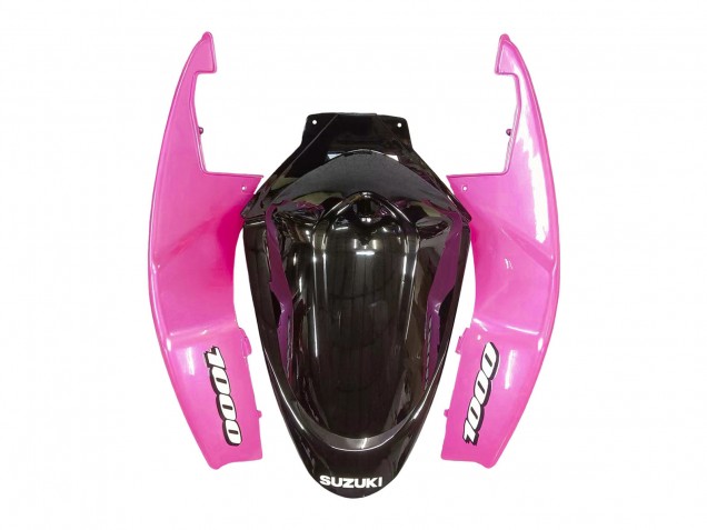 Suzuki GSXR 1000 Motorrad Verkleidung 2005-2006 - Glanzendes Schwarz Rosa