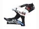 Suzuki GSXR 1000 Motorrad Verkleidung 2007-2008 - Glanzendes Schwarz Weiss West
