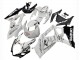 Suzuki GSXR 1000 Motorrad Verkleidung 2007-2008 - Weiss Schwarz Alstare Corona Motul