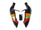 Suzuki GSXR 600 / GSXR 750 Motorrad Verkleidung 1996-2000 - Schwarz Mehrfarbig 27