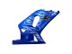 Suzuki GSXR 600 / GSXR 750 Motorrad Verkleidung 2001-2003 - Blau mit Weiss Flamme