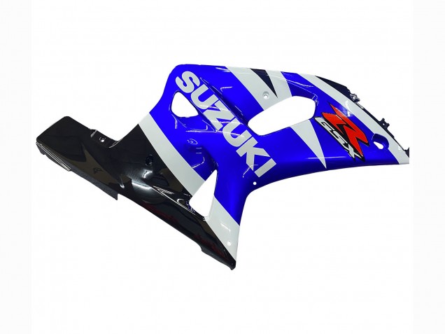 Suzuki GSXR 600 / GSXR 750 Motorrad Verkleidung 2001-2003 - Blau Weiss Glanzendes Schwarz Rot