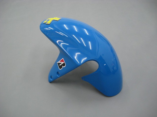 Suzuki GSXR 600 / GSXR 750 Motorrad Verkleidung 2001-2003 - Blau Gelb Schwarz Motul Rizla