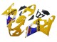 Suzuki GSXR 600 / GSXR 750 Motorrad Verkleidung 2004-2005 - Gelb Weiss Blau Schwarz