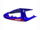 Suzuki GSXR 600 / GSXR 750 Motorrad Verkleidung 2004-2005 - Blau Rot Schwarz Motul Dunlop