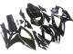 Suzuki GSXR 600 / GSXR 750 Motorrad Verkleidung 2006-2007 - Glanzendes Schwarz Gold Streifen