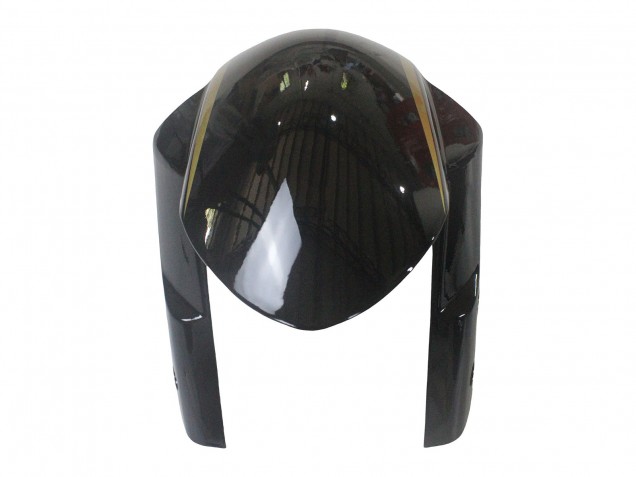 Suzuki GSXR 600 / GSXR 750 Motorrad Verkleidung 2006-2007 - Glanzendes Schwarz Gold Streifen