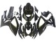 Suzuki GSXR 600 / GSXR 750 Motorrad Verkleidung 2006-2007 - Glanzendes Schwarz Gold Streifen