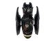 Suzuki GSXR 600 / GSXR 750 Motorrad Verkleidung 2006-2007 - Glanzendes Schwarz Weiss Motul Lucky Strike