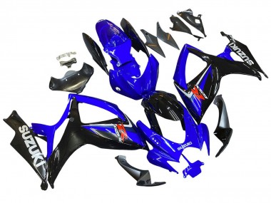 Suzuki GSXR 600 / GSXR 750 Motorrad Verkleidung 2006-2007 - Blau Schwarz Rot