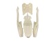 Suzuki GSXR 600 / GSXR 750 Motorrad Verkleidung 2008-2010 - Creme Weiss Rot Schwarz