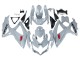 Suzuki GSXR 600 / GSXR 750 Motorrad Verkleidung 2008-2010 - Glanzendes Grau