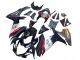 Suzuki GSXR 600 / GSXR 750 Motorrad Verkleidung 2011-2024 - Glanzendes Schwarz Geschmiedet Carbonfaser Silber Rot