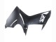 Suzuki GSXR 600 / GSXR 750 Motorrad Verkleidung 2011-2024 - Glanzendes Schwarz Matt Schwarz Weiss Aufkleber