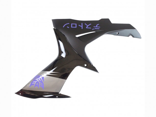 Suzuki GSXR 600 / GSXR 750 Motorrad Verkleidung 2011-2024 - Matt Schwarz Grau Lila