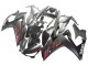 Yamaha YZF R3/R25 Motorrad Verkleidung 2015-2018 - Glanzendes Schwarz Matt Schwarz Rot
