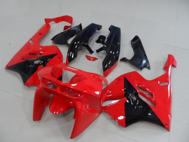 Rot Glänzendes Schwarz 1994-1997 Kawasaki ZX9R Motorrad Verkleidung