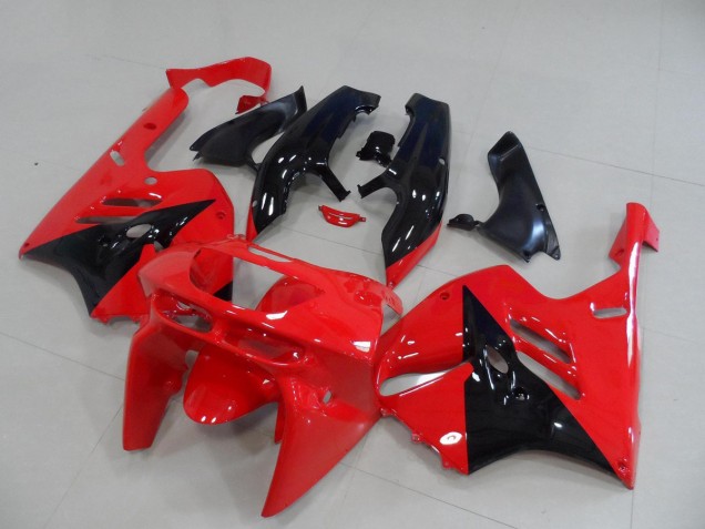 Rot Glänzendes Schwarz 1994-1997 Kawasaki ZX9R Motorrad Verkleidung