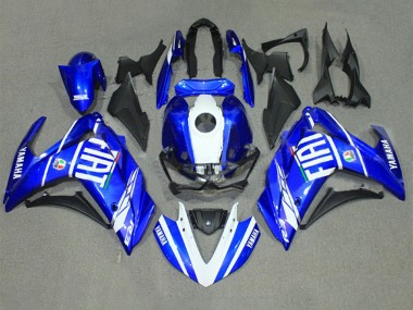 Yamaha YZF R3/R25 Motorrad Verkleidung 2015-2018 - Blau Weiss Fiat