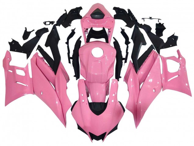 Yamaha YZF R3/R25 Motorrad Verkleidung 2022-2024 - Rosa Schwarz