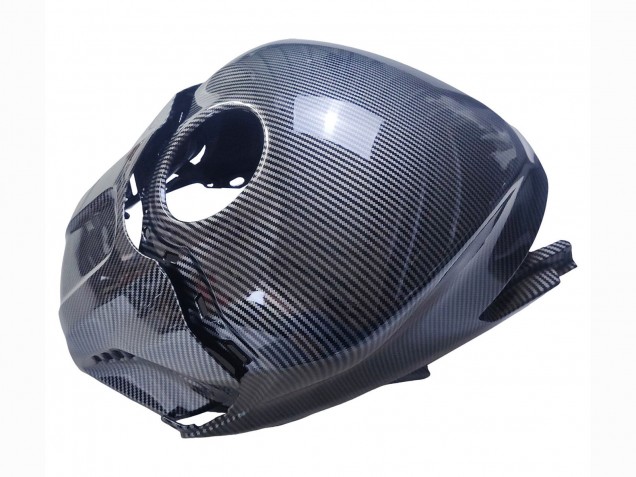 Yamaha YZF R3/R25 Motorrad Verkleidung 2022-2024 - Schwarzer Carbonfaser Stil Goldrot ABBOT