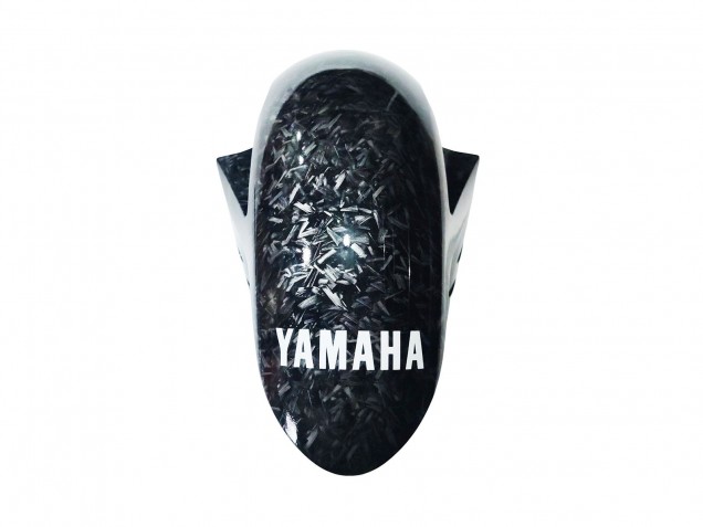 Yamaha YZF R3/R25 Motorrad Verkleidung 2022-2024 - Marble Schwarz Silber Blau Geschmiedet Carbonfaser Stil