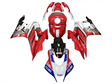 Yamaha YZF R3/R25 Motorrad Verkleidung 2022-2024 - Weiss Rot Blau Schwarz Motul Flex Box Givi Unubat