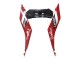 Yamaha YZF R3/R25 Motorrad Verkleidung 2022-2024 - Rot Blau Schwarz Lenovo Valsir