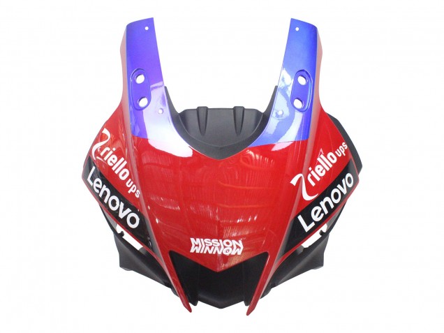 Yamaha YZF R3/R25 Motorrad Verkleidung 2022-2024 - Rot Blau Schwarz Lenovo Valsir