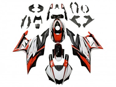 Yamaha YZF R3/R25 Motorrad Verkleidung Kit 2022-2024 - Weiss Rot Schwarz