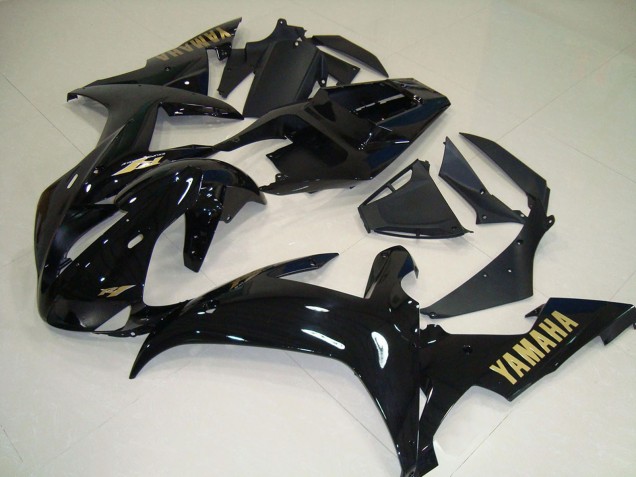 Glänzendes Schwarz Gold Aufkleber 2002-2003 Yamaha YZF R1 Motorrad Verkleidung